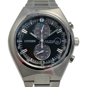 ☆☆ CITIZEN シチズン エコドライブ B642-0013P01 ブラック ソーラー メンズ 腕時計 箱有 Eco-Drive やや傷や汚れあり