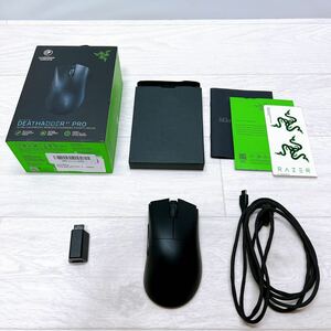 1円スタート【ジャンク】Razer レイザー DeathAdder V3 Pro ワイヤレスマウス RZ01-04630100-R3A1