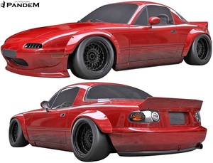 【M’s】MAZDA NA ROAD STAR (1989y-1997y) Rocket Bunny ワイドボディキット 4点 RP ロケットバニー TRA京都 ロードスター エアロ