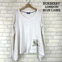 BURBERRY BLUE LABEL バーバリー 長袖 カットソー フレア