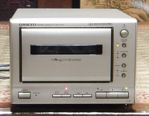 ONKYO カセットデッキ　K-185 駆動ベルト交換・動作品