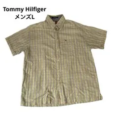 Tommy Hilfiger 半袖チェックシャツ Lサイズ