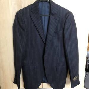 新品　NANO UNIVERSE×SATO TAILOR テーラードジャケット ピンストライプ ネイビー