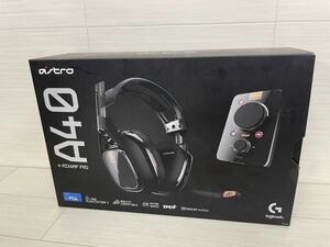 [ML6982]動作品！Logicool【aston/アストロ】A40TR＋MIXAMP PRO ゲーミングヘッドセット A40 MOD KIT