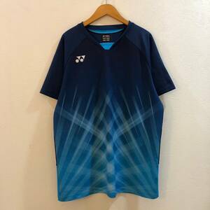 YONEX/ヨネックス 半袖スポーツTシャツ ネイビー バドミントン メンズ L