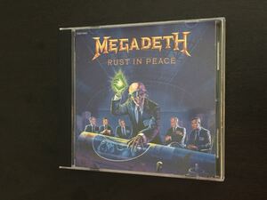 MEGADETH [メガデス] 1990年 『RUST IN PEACE』 日本盤CD マーティー・フリードマン