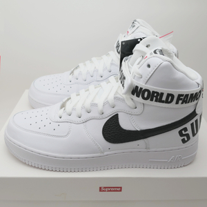 NIKE x Supreme 未使用 シュプリーム 28cm エアフォース1ハイ ホワイト 698696 100 US10 AIR FORCE1 ナイキ 白 スニーカー 質屋 神戸つじの