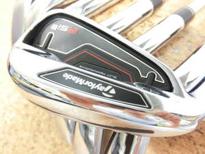 レフティ♪TaylorMade テーラーメイド RSi 1 / 6～9.P.A.S アイアン 7本 純正スチールシャフト KBS C-TAPER 90 FLEX-S 中古品♪Y0118