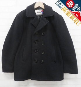 3J3448/Schott U.S.740N PEA JACKET USA製 ショット ジャケット Pコート