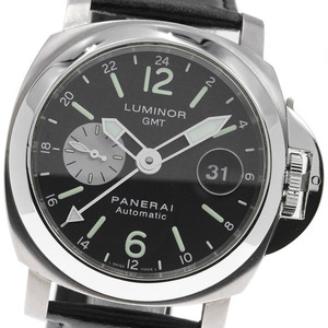 パネライ PANERAI PAM00161 ルミノール GMT デイト 自動巻き メンズ _823466