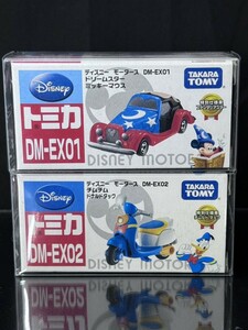 トミカ　ディズニーモータース　DM-EX01　DM-EX02　ドリームスター　ミッキーマウス　チムチム　ドナルドダック