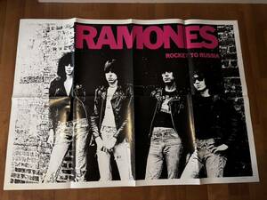 RAMONES ラモーンズ 80年代後半 ポスター SEX PISTOLS THE CLASH DAMNED THE JAM NEW YORK DOLLS JOHNNY THUNDERS PUNK