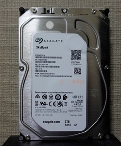 ■正常動作品・動作時間少■SEAGATE製 AVコマンド対応HDD 2TB ST2000VX016