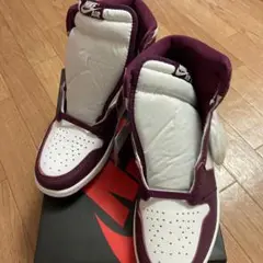 NIKE AIRJordan1 Retro HighOGワインレッドシルバー29