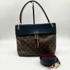 美品 LOUIS VUITTON ルイヴィトン テュイルリーブザス ハンドバッグ ショルダーバッグ ワンショルダー モノグラム マリーヌボルドー