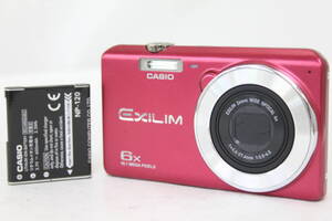 【返品保証】 カシオ Casio Exilim EX-ZS27 レッド 6x バッテリー付き コンパクトデジタルカメラ M665