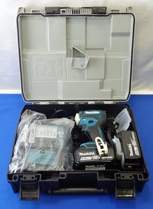 ◎中古　makita　マキタ　充電式インパクトドライバ　TD172D　本体 + 18Vバッテリー 2個 BL1860B + 充電器・ケース