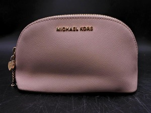 MICHAEL KORS マイケルコース 32H5GA1M2L ポーチ ピンクベージュ ■■ ☆ eka5 レディース