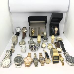 【T-01】ブランド腕時計まとめ 27点 重さ約2Kg TAG Heuer ARMANI CALVIN KLEIN SEIKO CITIZEN CASIO TECHNOS RADO等 稼働品あり ジャンク