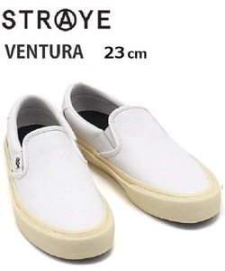 STRAYE ストレイ VENTURA White Leather スケシュー 23cm