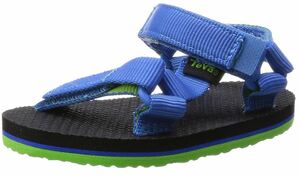 【KCM】TEVA-110034T-BLGRN-5■テバ　キッズシューズ Original Universal サンダル 110034T　BLGRN/ブルー　US5(約12㎝)