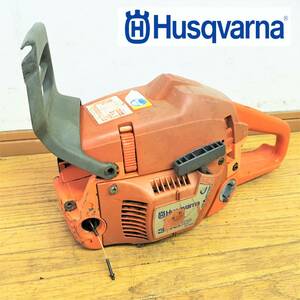 ハスクバーナ/エンジンチェーンソー/346xp/husqvarna/農業機械/木工用切断機/部品取り/チェンソー/中古品パーツ/本体/ジャンク/9