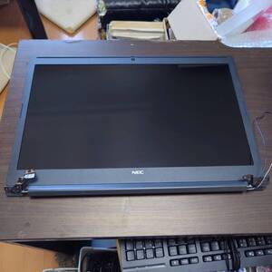 中古 NECノートパソコン NS850 交換用液晶パネル 天板付き 