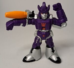 2007 Robot Heroes GALVATRON Transformers G1 Series Hasbro 2.5" Tall Purple @@ 海外 即決