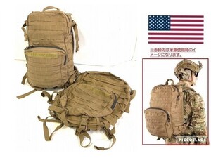 送料無料【米軍放出品】USMCアサルトパック 2個セット リュックサック ミリタリーコヨーテブラウン キャンプ アウトドア(120)AK20EK-W#24