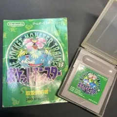 ポケモン　ポケットモンスター　緑　説明書付　ゲームボーイ　レア