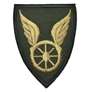 アイロンワッペン・パッチ アメリカ輸送軍第124部隊 部隊章・階級章