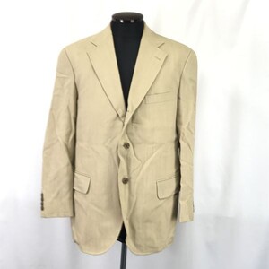 Made in Japan★NEWYORKER★テーラードジャケット/背抜き【Mens size -M/AB5/beige/ベージュ】Coats/Jackets/Jumpers◆BH56