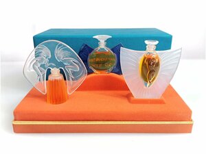 希少　満量　ラリック　LALIQUE　ミニチュアコレクション　Edition 1998/1999/2000　ミニボトル　4.5ml×3　YK-6664