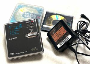 ソニー WALKMAN MDウォークマン ポータブルMDプレーヤー ポータブルMDレコーダー MZ-RH10 動作未確認