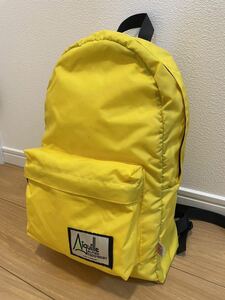 送料込即決：USED Aiguille ALPINE EQUIPMENTリュック バックパック アイグーリー イギリス製 イエロー