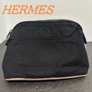 エルメス　HERMES　ポーチ　黒　ブラック　ボリード　ミニ　ミニポーチ　h65