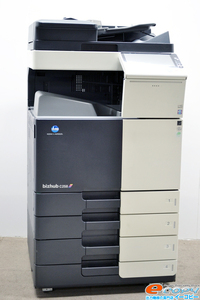 KONICA MINOLTA/コニカミノルタ bizhub C258 コピー/FAX/プリンタ/スキャナ 自動両面機能 BKトナー、Yトナー新品投入済 カウンタ80724