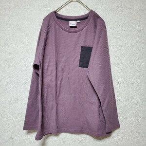 Kaepa ケイパ メンズ 長袖 Tシャツ パープル系 サイズL