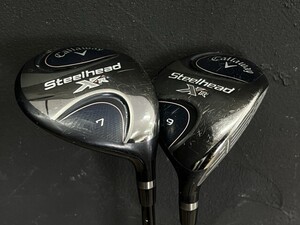 Callaway キャロウェイ Steelhead XR 7W 9W シャフト Speeder EVOLUTTION FLEX R ゴルフクラブ 2本セット フェアウェイウッド / 69575