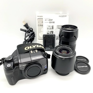 【K-31】通電確認済　OLYMPUS　E-300　8.0　MEGAPIXEL　ZUIKO　40-150mm　14-45mm　デジタル一眼レフ　デジタルカメラ　レンズ　現状品