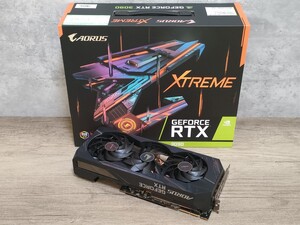 NVIDIA GIGABYTE GeForce RTX3090 24GB AORUS XTREME 【グラフィックボード】