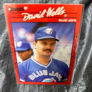 MLB 1990 Donruss ディビッド ウェルズ　トロントブルージェイズ　David Wells Tronto Blue Jays No.425 メジャーリーグ