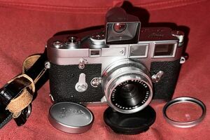 Leica M3 Single Stroke + Leitz wetzlar Summaron 35mm F2.8 With Filnder Film Camera シングルストローク フィルムカメラ ライカ #2407