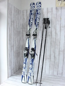 【即決】snow carving PS-5 カービングスキー 160cm TYROLIA SX10 ケース ストック付き