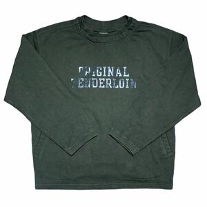 【即決】20AW Lサイズ テンダーロイン CREW NECK SWEAT クルー ネック スウェット グリーン