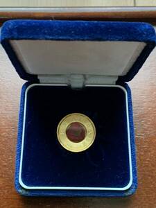 ガーナ　2001年　ROYAL BABY（愛子さま誕生記念）　500 Sika 銀貨(厚型純金メッキ）/証明書・ケース付
