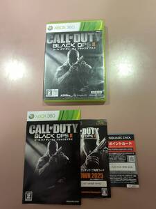 送料無料 初回版 Xbox360★コールオブデューティ ブラックオプス２★used☆CoD BO2☆import Japan