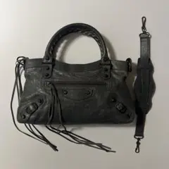 BALENCIAGA ザファースト ハンドバッグ ショルダーバッグ グレー