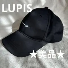 LUPIS キャップ　黒　帽子