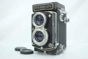 【訳あり品】 リコー Ricohflex Rikenon 8cm F3.5 二眼カメラ v6862